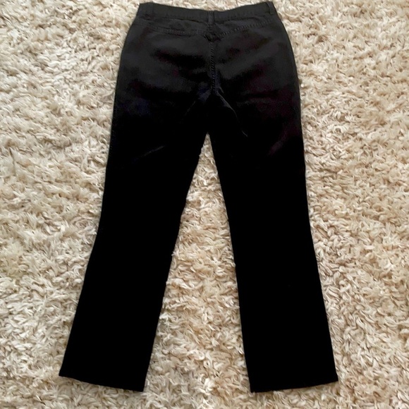 RALPH LAUREN BLACK DENIM STRAIGHT LEG JEANS, SIZE 10 - Picture 3 of 7
